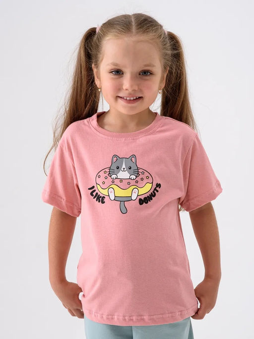 Набор-3:футболка для девочки 3 шт - Оптима фото 3