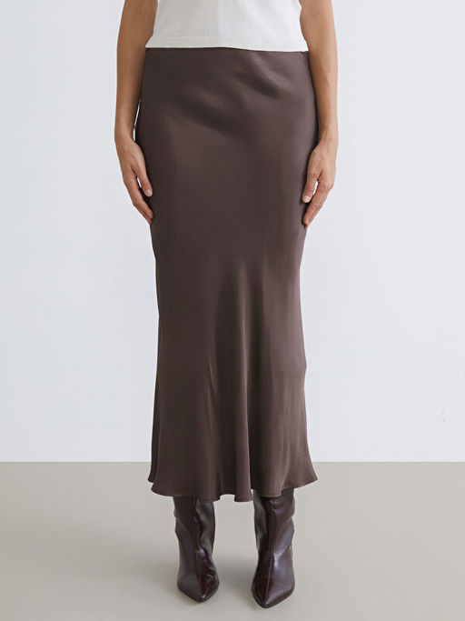 Beli Lastikli A Kesim Saten Etek