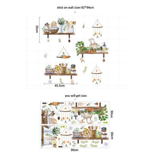 Наклейка интерьерная Утро в деревне (2529) - Мой органайзер фото 5