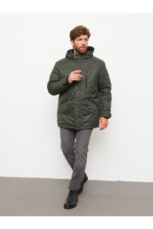 Акция -10%!!! М-33 Куртка классическая мужская утепленная (т.хаки)