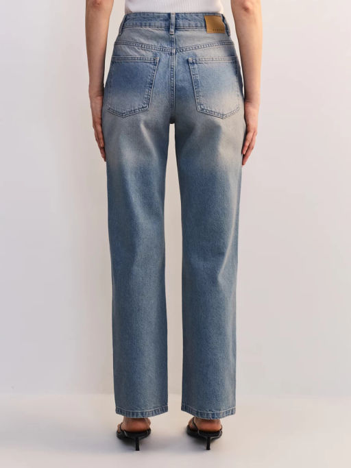 Джинсы прямого фита с высокой посадкой регулярной длины ZR2604092315-102 / Zarina