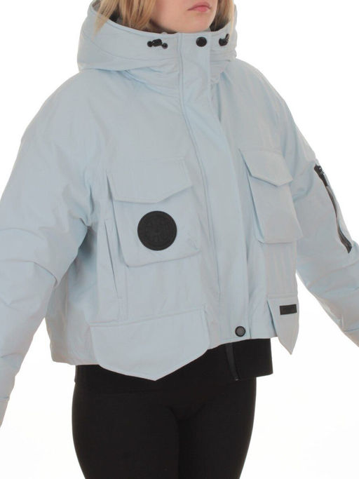 H24-280 LT. BLUE Куртка пуховая женская (утиный пух) - Fashion фото 2