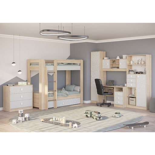 Стол рабочий МИККИ 1200х600х760 Дуб Ривьера/ Пастельный Зеленый - Simaland фото 4