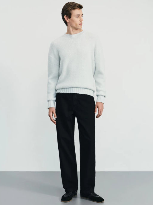 Джемпер regular fit с добавлением шерсти / Zarina