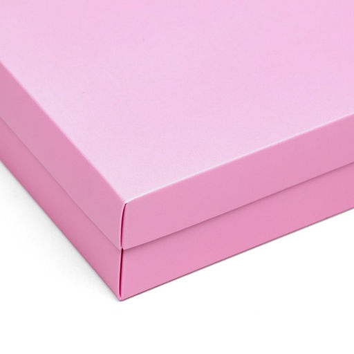 Цена за 5 шт. Коробка подарочная складная, упаковка, крышка - дно, розовая, 16.5×12.5×5.2 см