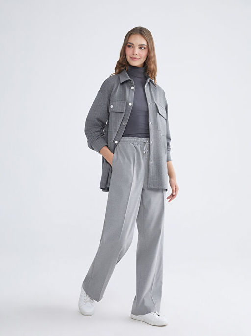 Beli Lastikli Geni? Pa?a Kad?n Pantolon