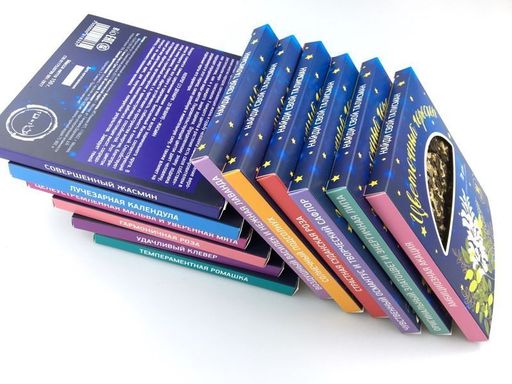 Камлёвъ Чай черный подарочный Зодиаки Цветочный гороскоп, 150 г - Камлевъ фото 43