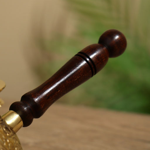 Турка с крышечкой 17х23х10 см, латунь, объем 375 мл