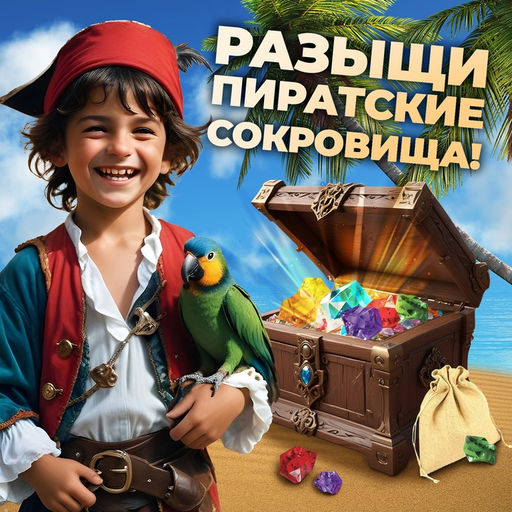 Настольная игра - квест для детей на логику В поисках пирата, 2-6 игроков, 7+ - Лас играс kids фото 2