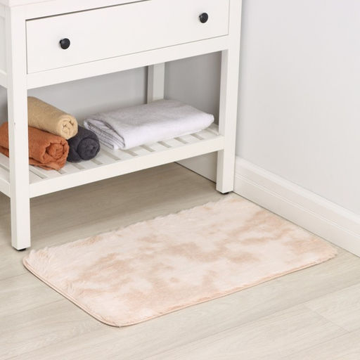 Коврик Доляна «Пушистик», 50×80 см, бежевый