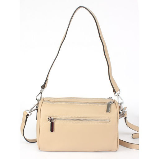 Сумка женская натуральная кожа GU 163-22-09, 2отд, плечевой ремень, бежевый SALE 255023 - Adelia фото 6