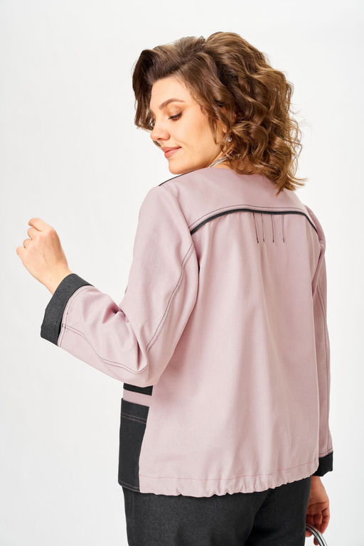 Костюм Aira Style 24249 пудра-графит