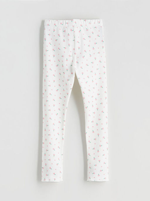 ?i?ek Bask?l? K?z ?ocuk Pijama Alt