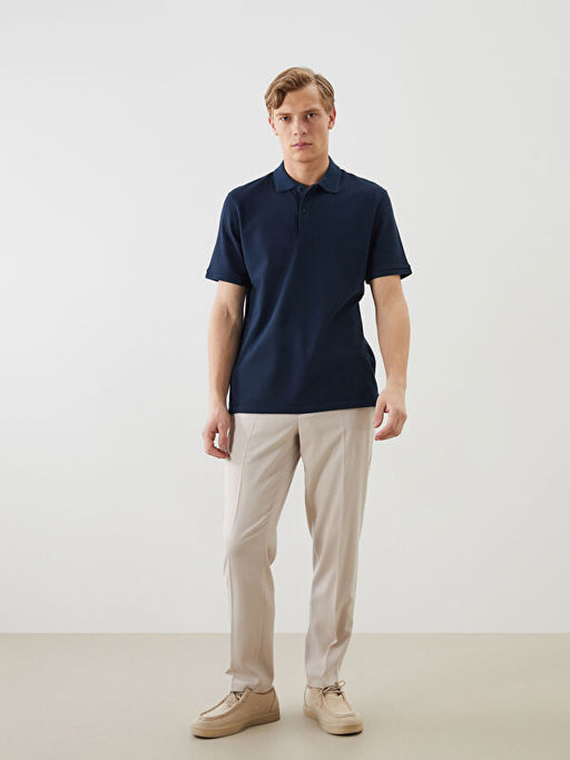 Polo Yaka D?z Erkek Ti??rt