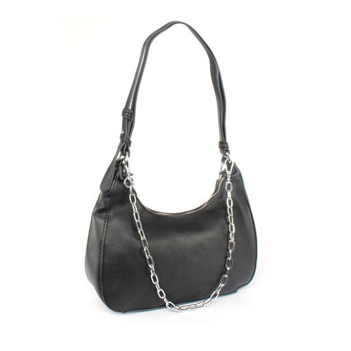 Сумка женская искусственная кожа FR-6620-1, 1отд+еврокарм, плечевой ремень, черный SALE 258368