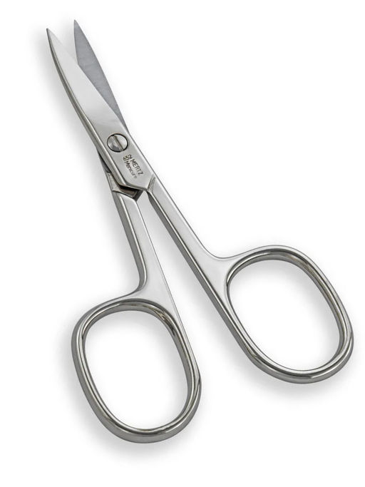 Mertz Ножницы маникюрные для ногтей 652NP, серебристый глянцевый