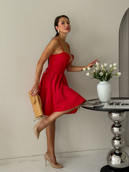 Платье AURA 3316-176 красный