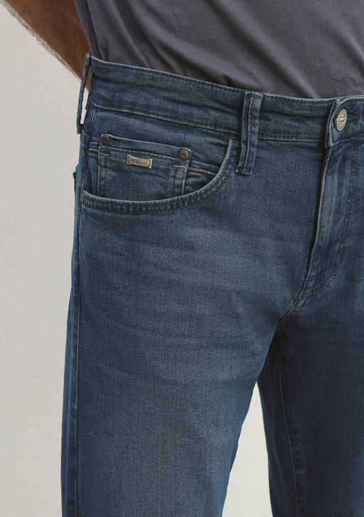 Jake Lux Black Vintage Ind?go Mavi Jean Pantolon  фото 7