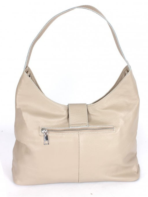 Сумка женская натуральная кожа JRP-2046-9, 1отд+карм/пер, плечевой ремень, св.бежевый SALE 264368 - Adelia фото 2