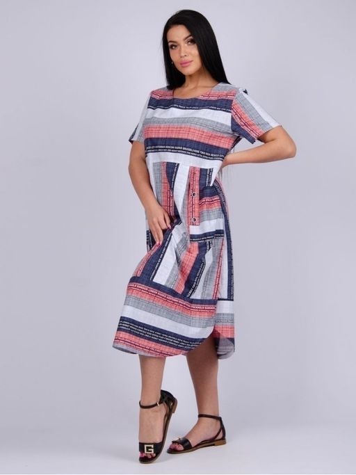 Платье "Александра 1" красное, трикотаж