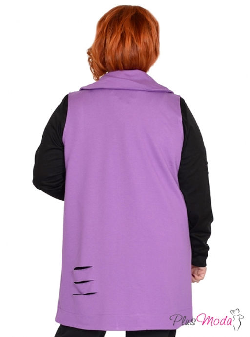 Жакет-дубленка Модель №1384 размеры 44-84 - Plusmoda фото 25