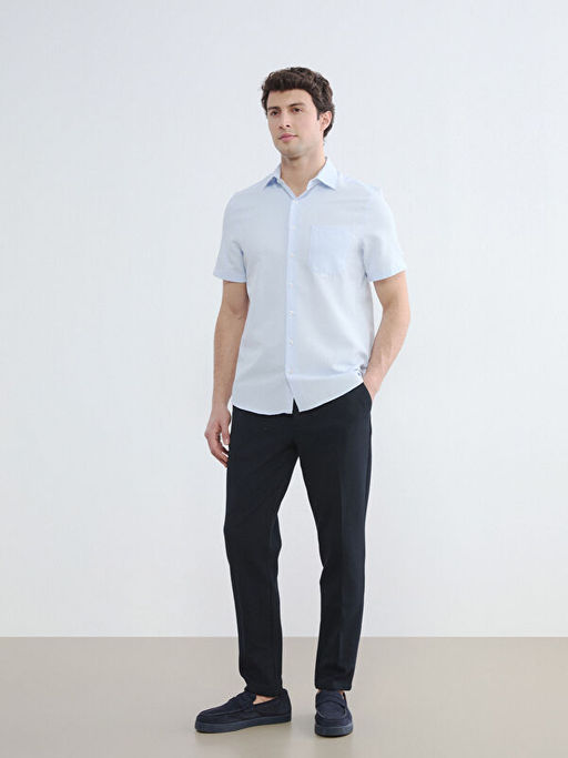 Regular Fit Desenli Erkek G?mlek