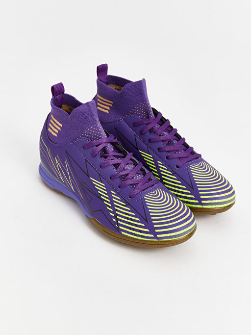 Desenli Erkek ?ocuk Hal? Saha Ayakkab?s?