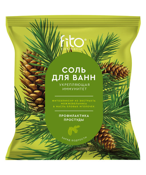 ФИТО "ELIXIRICA" Соль для ванн Укрепляющая иммунитет ELIXIRICA 500г