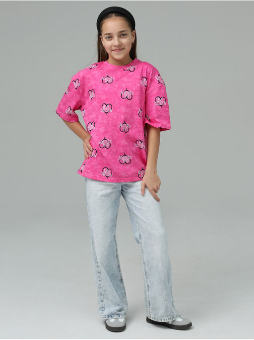 Футболка Принт Розовый Девочка - София фото 11