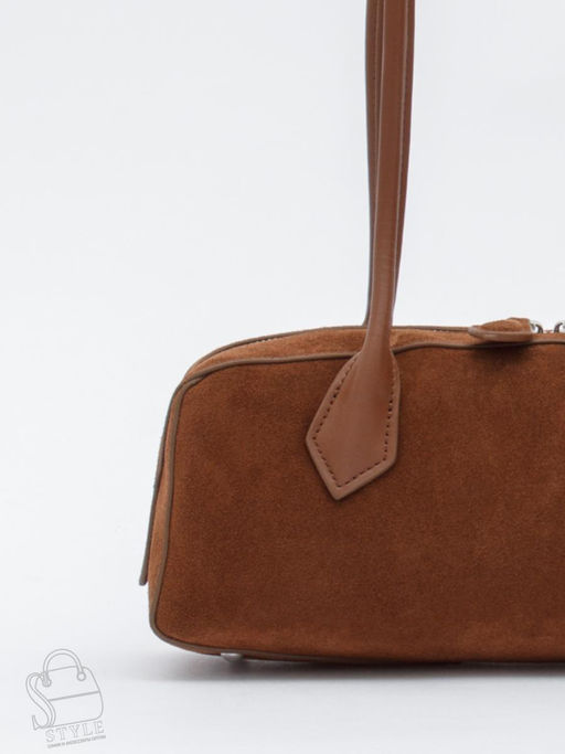 Сумка женская кожаная 1321THF brown Polina&Eiterou