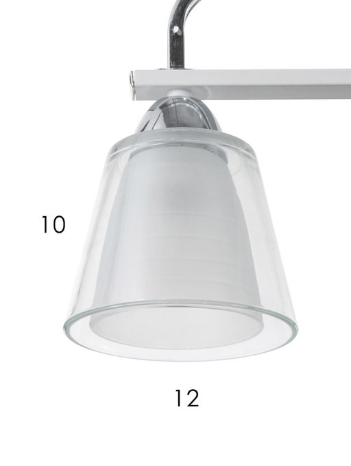 Люстра TR303242, 4хE27, 60 Вт, 87×12×78 см, белая