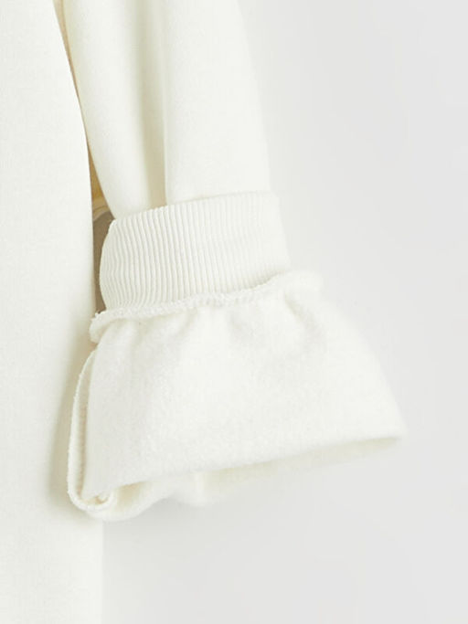 Bask?l? Erkek ?ocuk Kal?n Sweatshirt