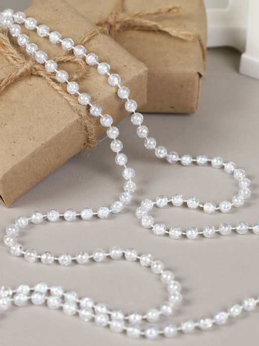 Новогодние бусы на елку 6ммх5м / DW-1378 /уп 240/ - Галеонтрейд фото 2