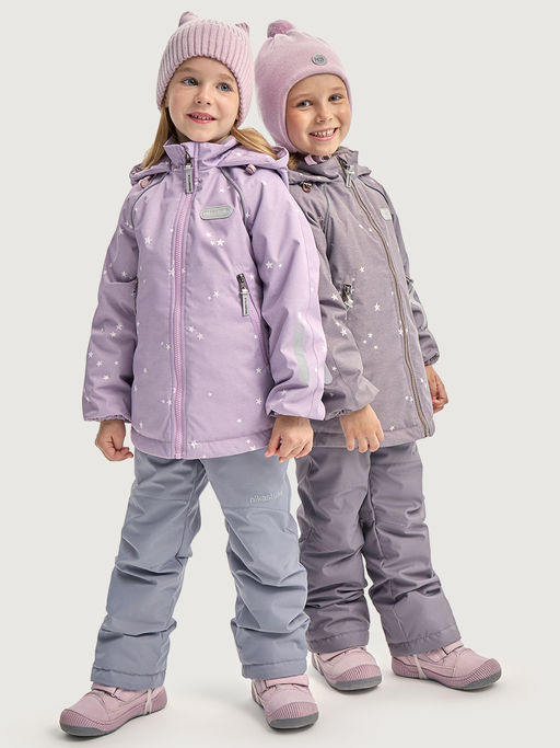 Костюм 7м1026 пудра/светло-серый