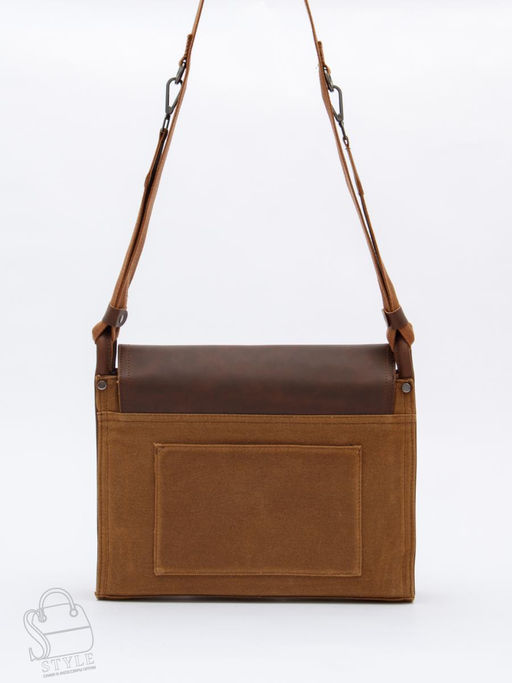 Сумка мужская 1097NK brown Naierlanke - S-style фото 4