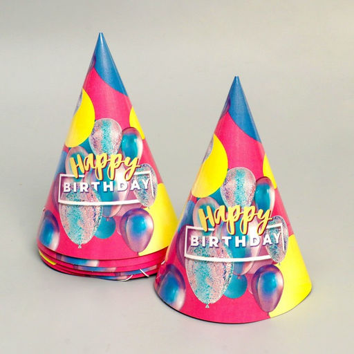 Набор бумажной посуды Happy Birthday - Страна карнавалия фото 5