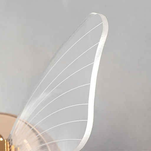 Бра «Бабочка» LED 12 Вт 3000К золото 23×17.5×11 см