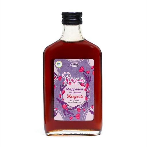 Медовый бальзам алтайский Женский, 8 марта, 250 мл - Vitamuno фото 2