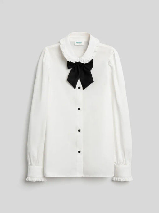 ACOOLA / Блузка детская для девочек Anatilda белый  фото 2