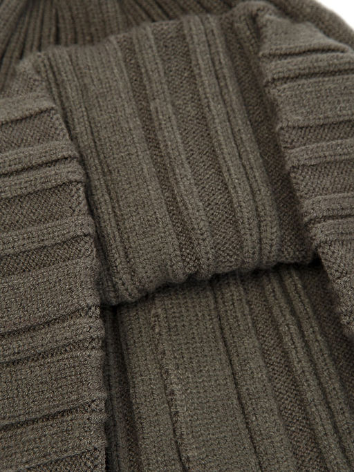 Шапка жен. каш+шерсть+виск LB-N88043 khaki