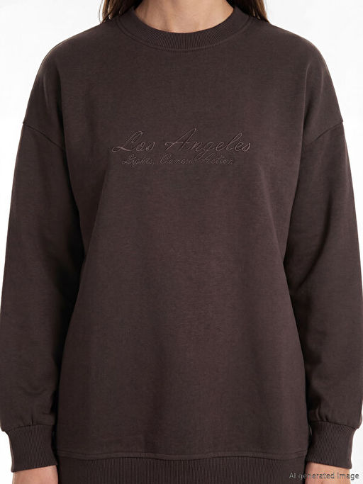 Los Angeles Nak??l? Soft Touch Kad?n Sweatshirt Tunik