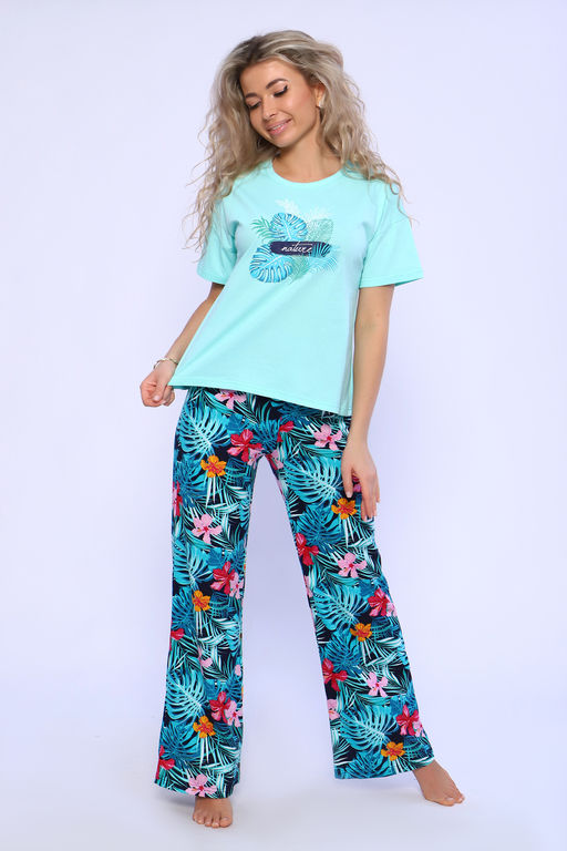 Костюм натали 71102 футболка и брюки из хлопка фото 2