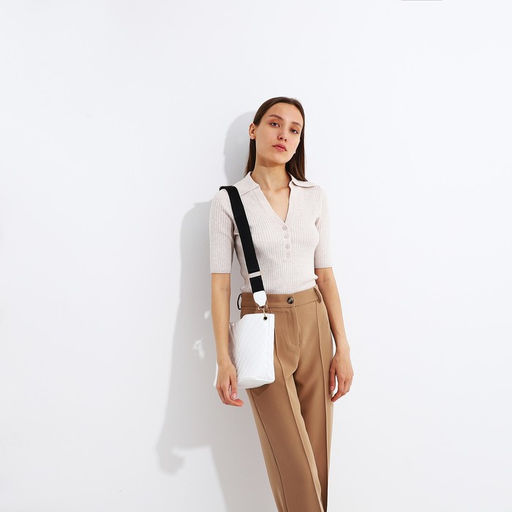 Сумка кросс-боди на молнии, цвет белый - Simaland фото 6