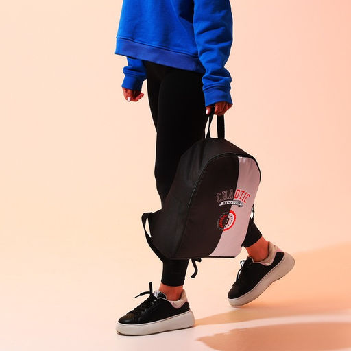 Рюкзак текстильный Chaotic, 38х14х27 см, цвет чёрный, серый - Nazamok фото 9