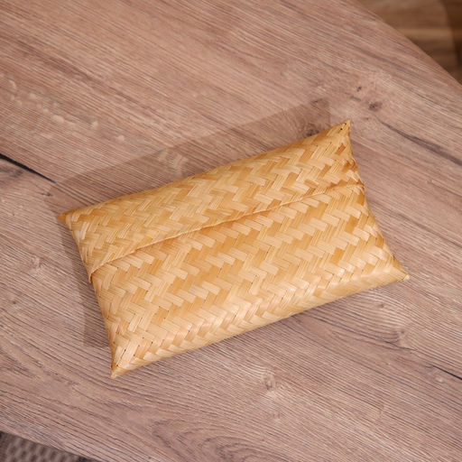 Шкатулка плетёная, 30×18×5 см, бамбук