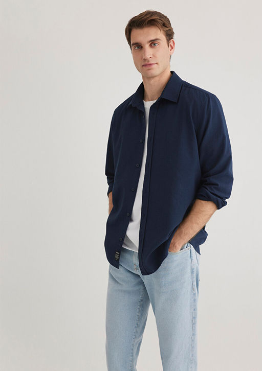 Lacivert Gomlek - Mavi фото 2