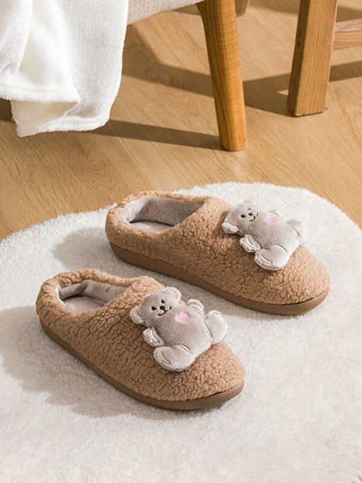 Hayvan Fig?rl? Pel?? Kad?n Ev Terli?i