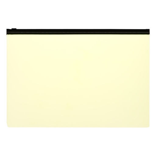 Набор папок-конверт на ZIP-молнии А4, 150 мкм, Calligrata Neon, c черной молнией, неон, 4 штуки, микс  фото 2