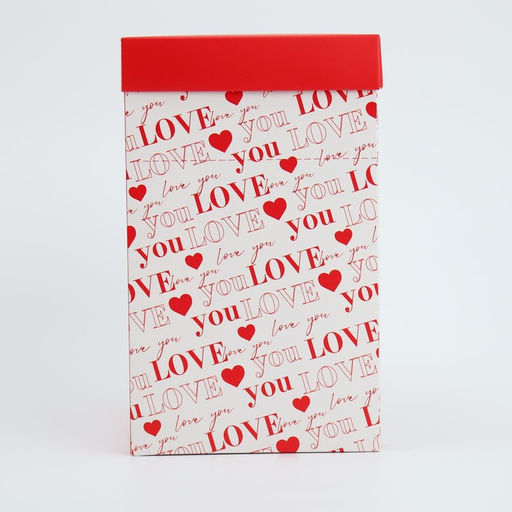 Коробка складная с 3D эффектом Love you, 18 х 14 х 23 см - Дарите счастье фото 4