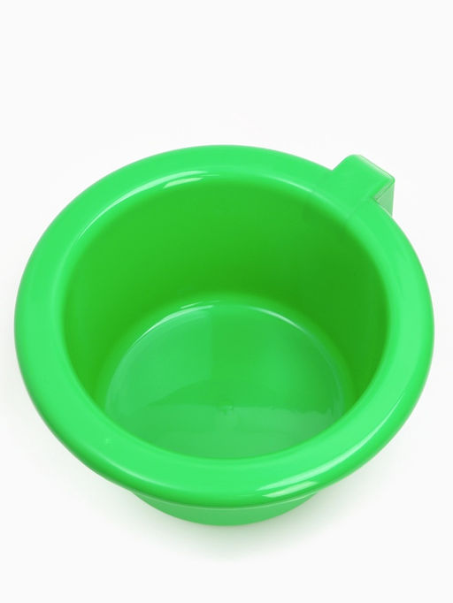 Горшок детский с крышкой, зелёный